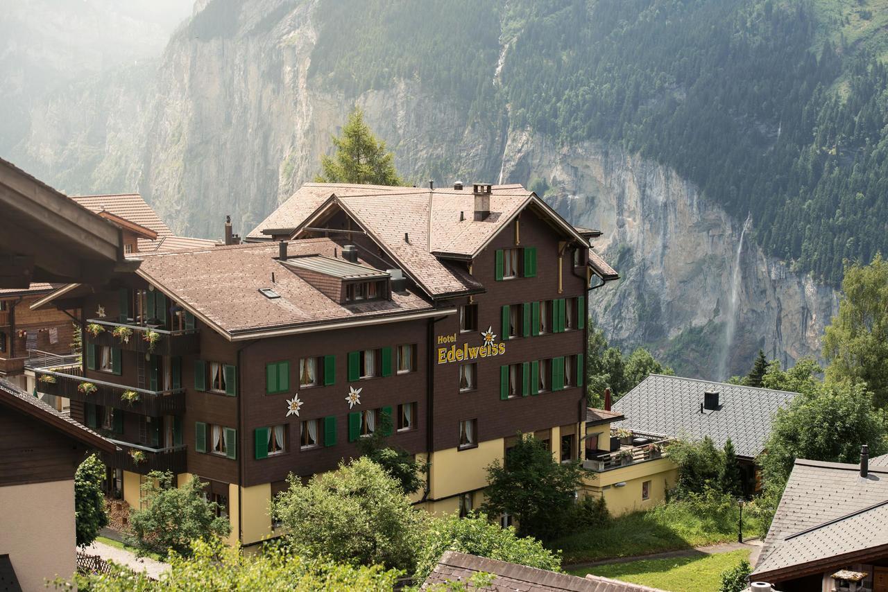 Hotel Edelweiss Wengen Bagian luar foto