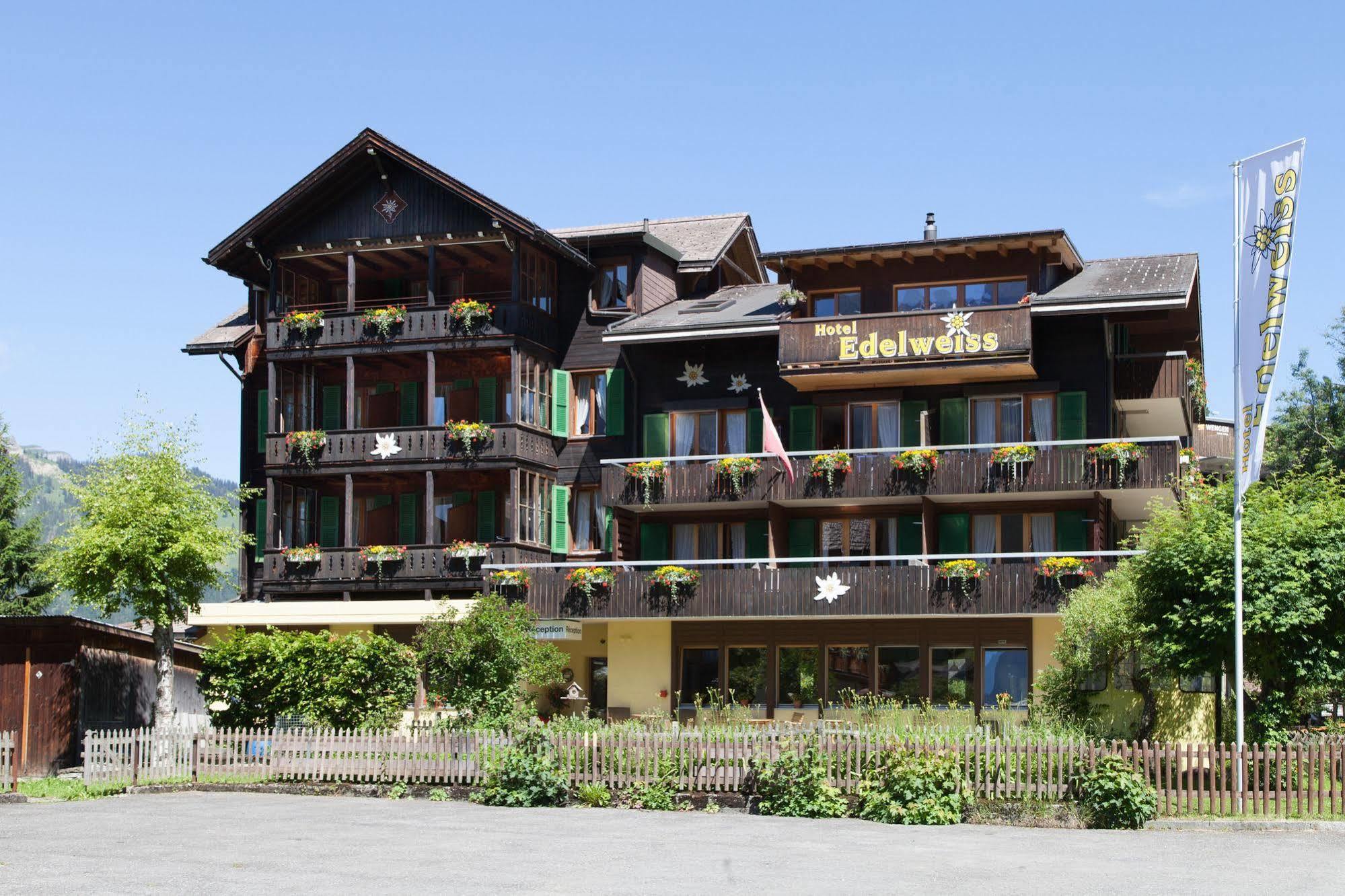 Hotel Edelweiss Wengen Bagian luar foto