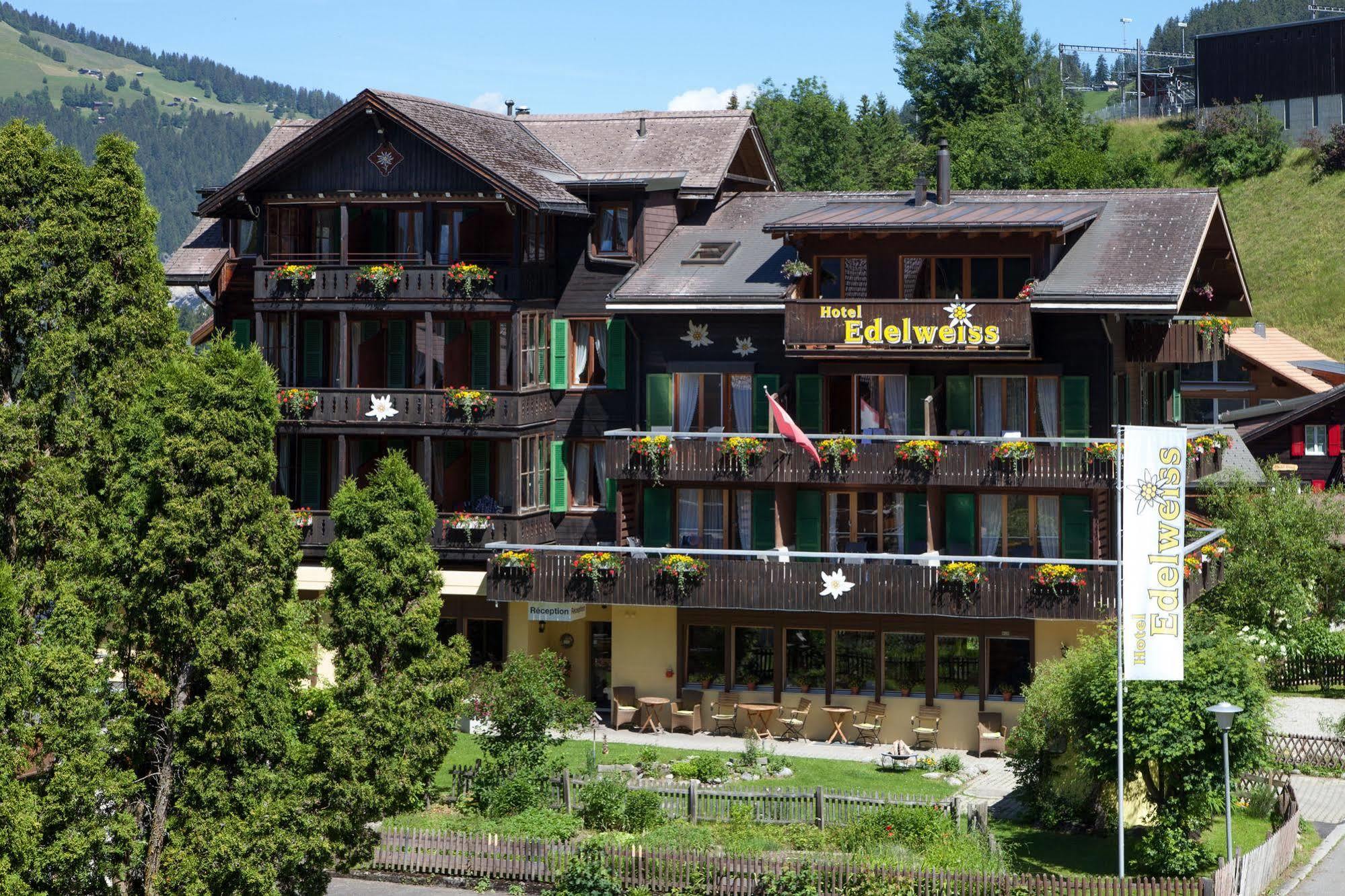 Hotel Edelweiss Wengen Bagian luar foto