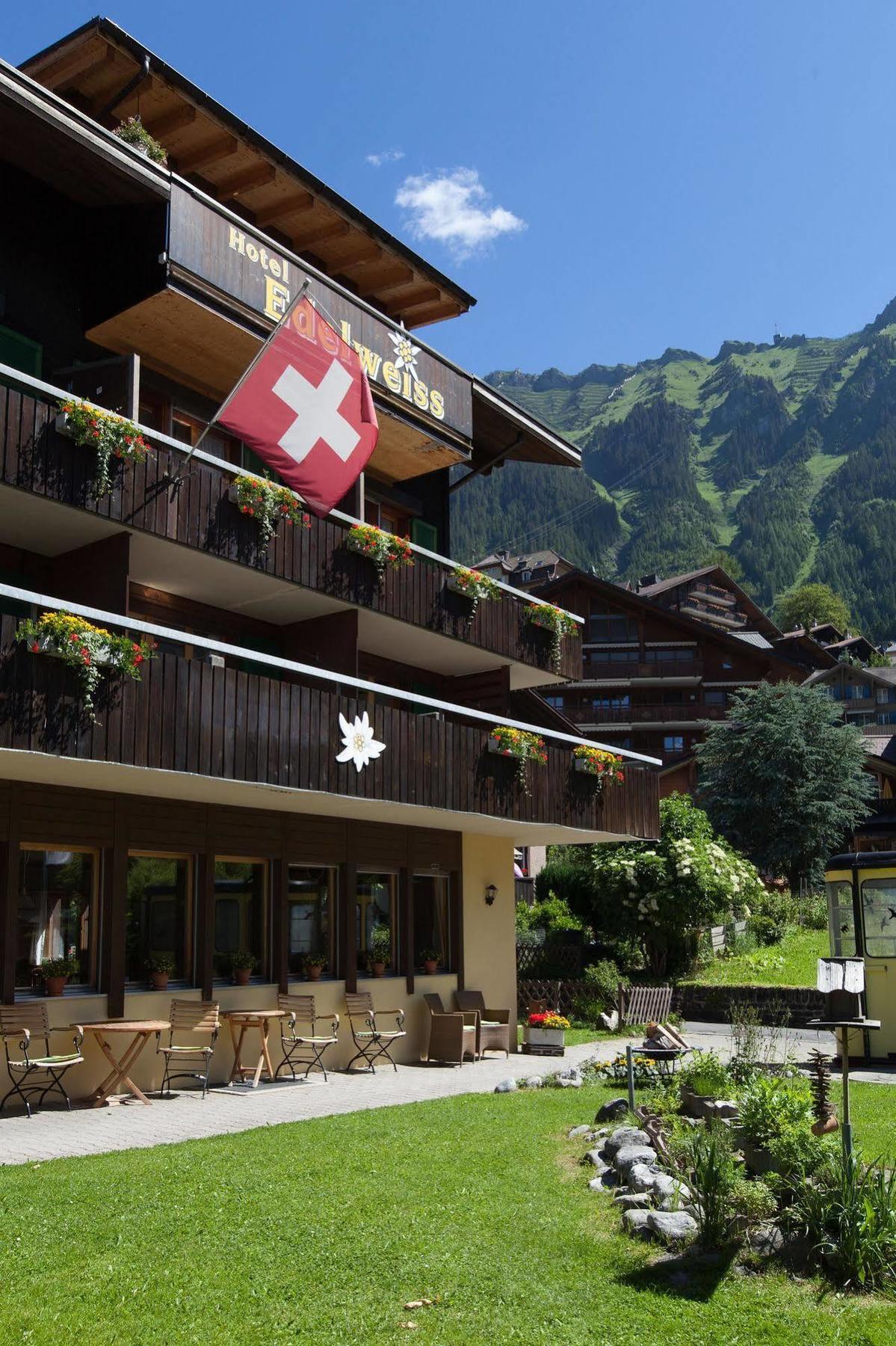 Hotel Edelweiss Wengen Bagian luar foto