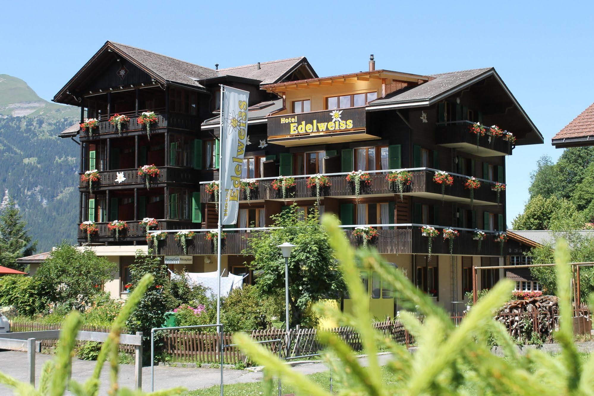 Hotel Edelweiss Wengen Bagian luar foto