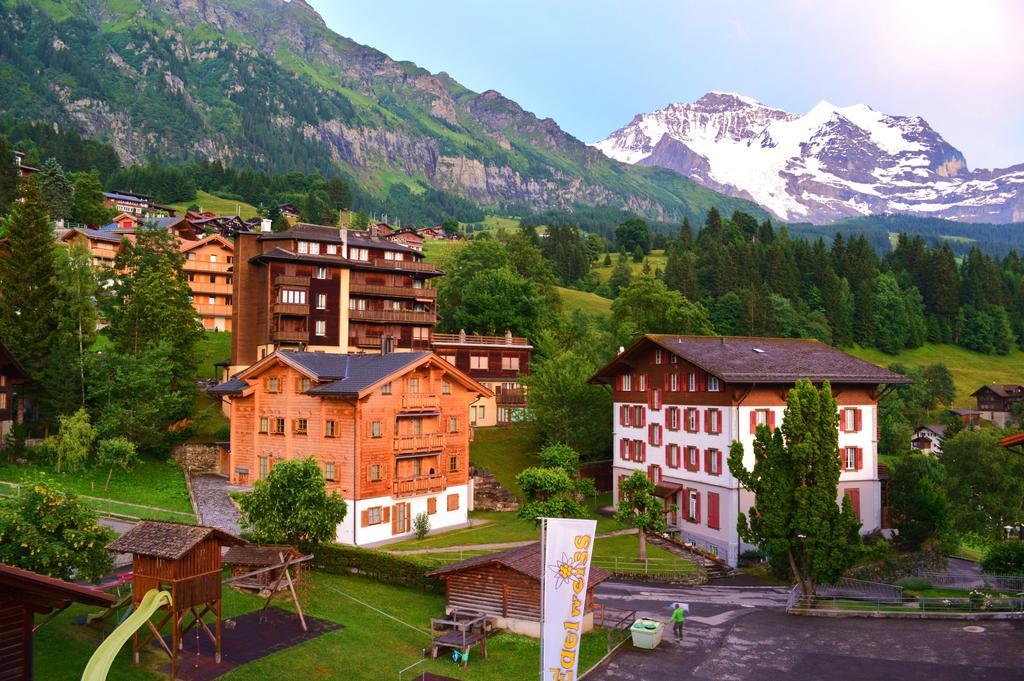 Hotel Edelweiss Wengen Bagian luar foto