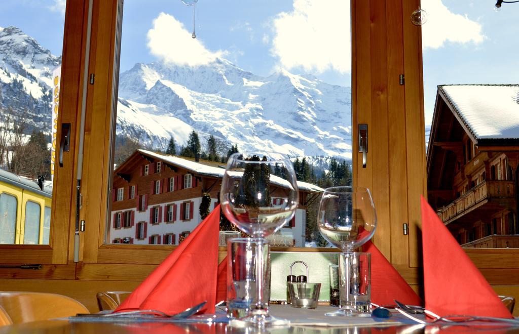 Hotel Edelweiss Wengen Bagian luar foto